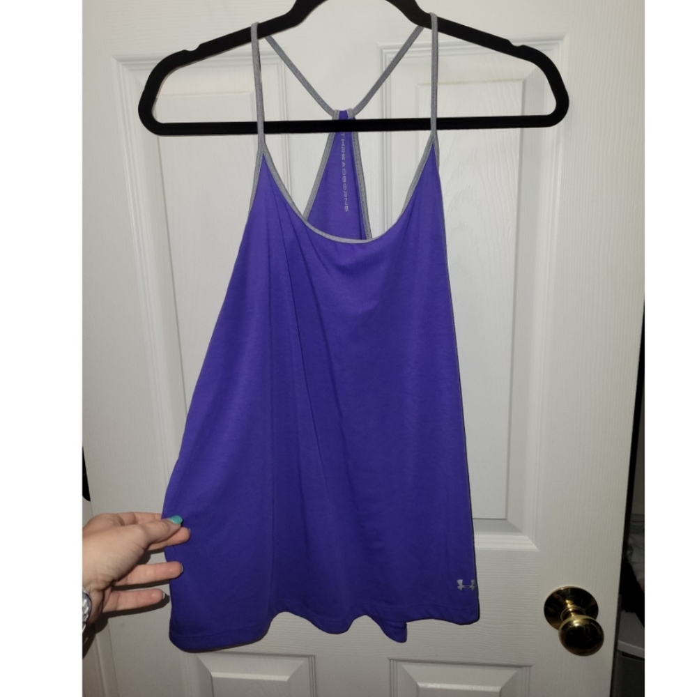 Purple under armour racerback